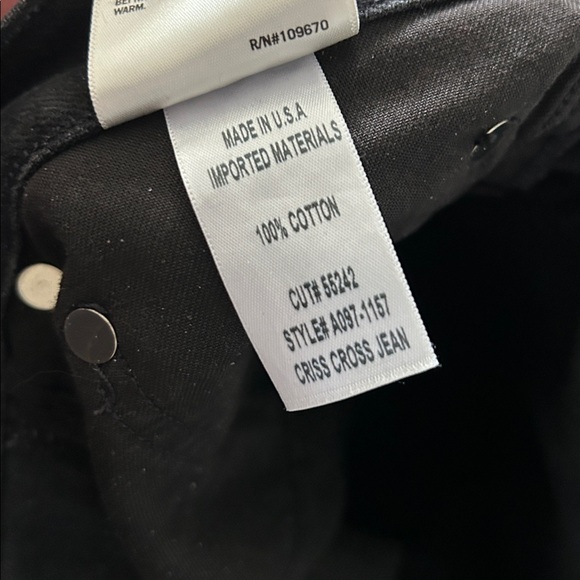 Agolde Criss Cross Straight Leg Jeans - Picture 6 of 10